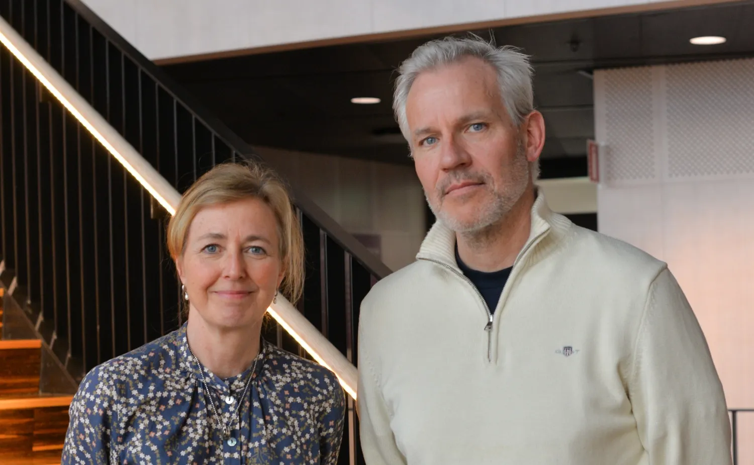 Porträtt av Cecilia Odlind och Ronny Wickström