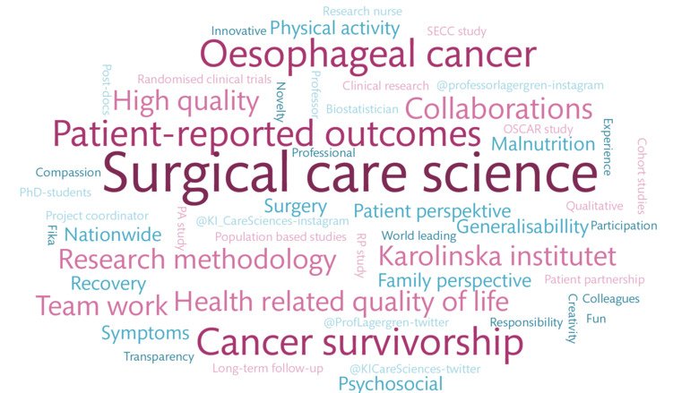 Wordcloud Surgical Care Science