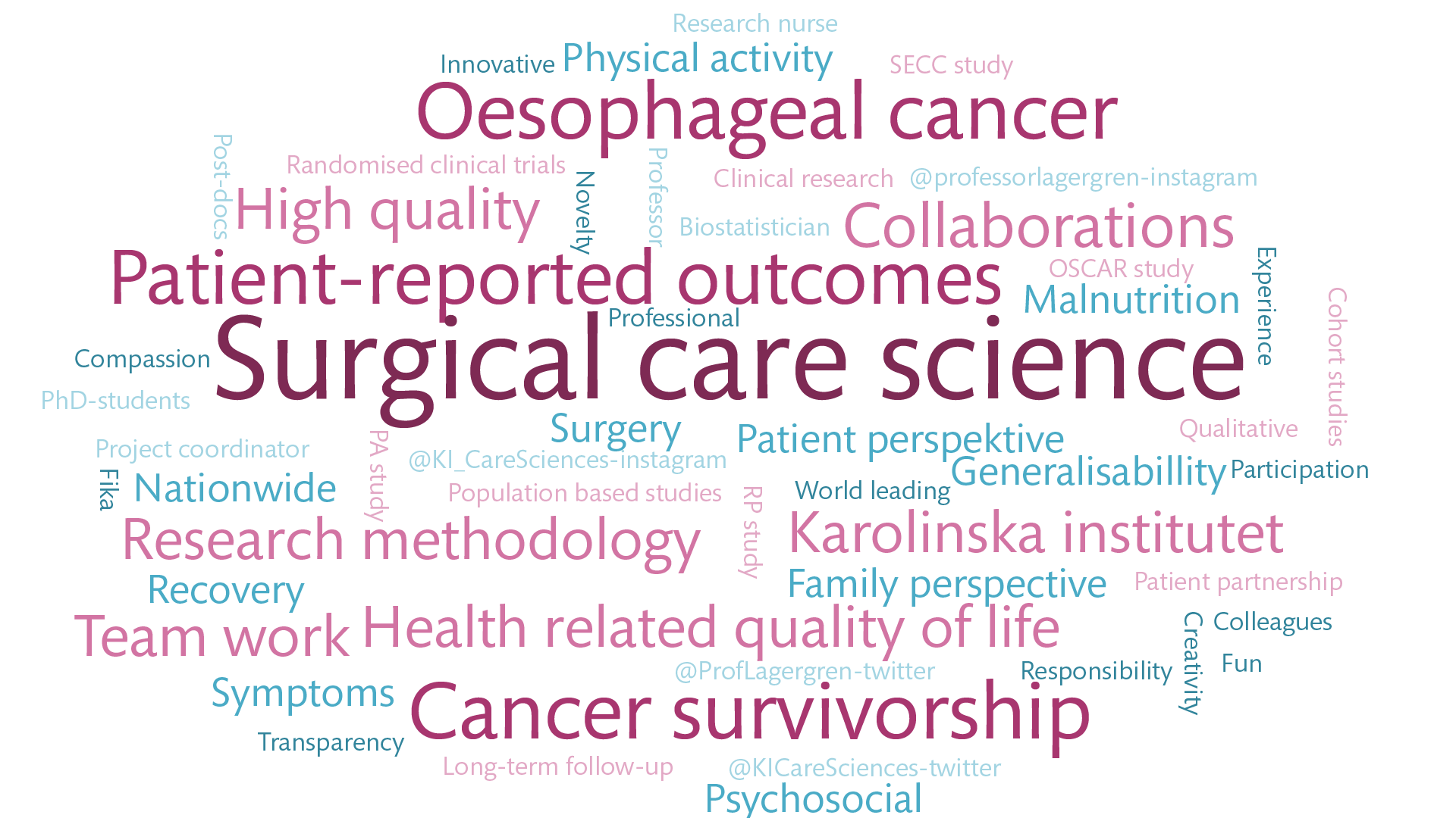 Wordcloud Surgical Care Science