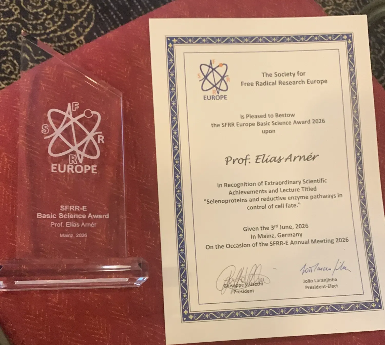 SFRR-E award EA 2026