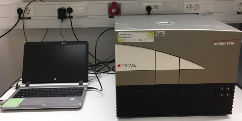 TECAN 10M plate reader