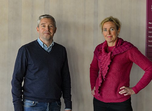 Tobias Nordström och Cecilia Odlind. Foto Andreas Andersson.