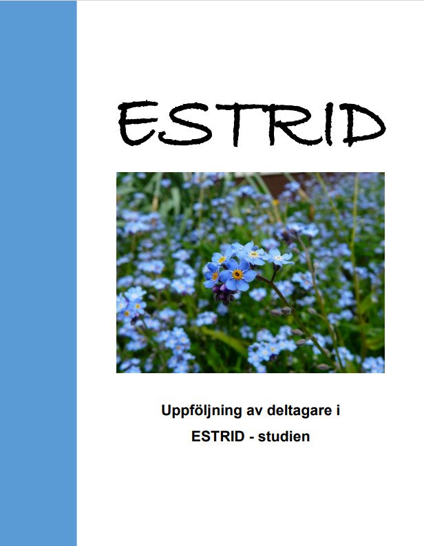 Bild på framsidan av ESTRID-studiens uppföljningsenkät