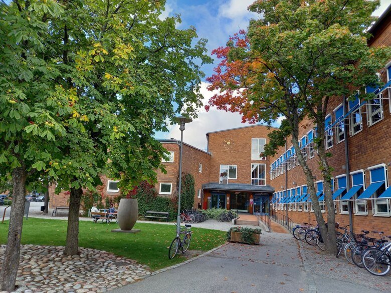 The Wargentin building in Nobels väg 12 at Karolinska Institutet Solna