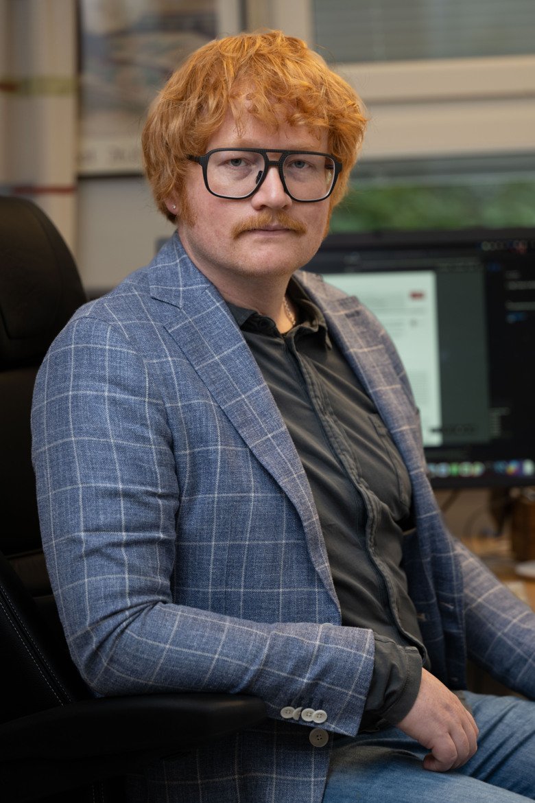 Porträtt på Brjánn Ljótsson