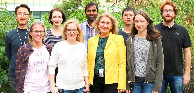 Group picture of Galina Selivanova group, picture taken outside