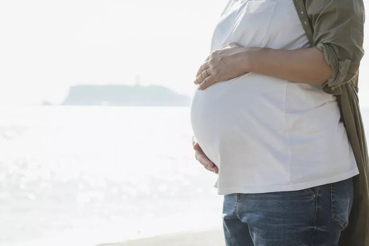 Photo of pregnant woman.