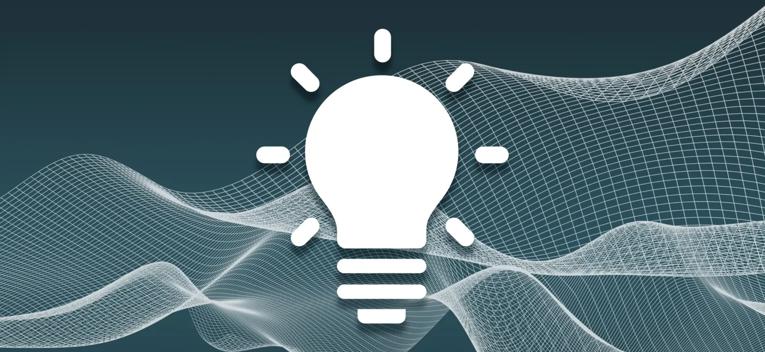 A light bulb surrounded by a net.