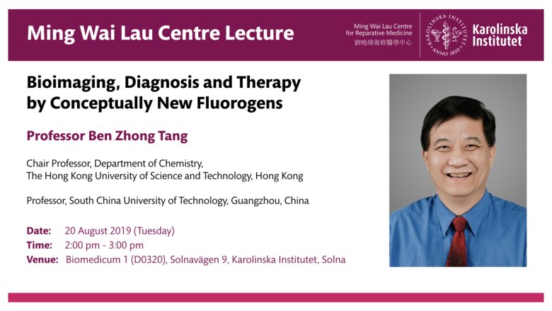 The first MWLC Lecture in Sweden by Prof. Ben Zhong Tang.