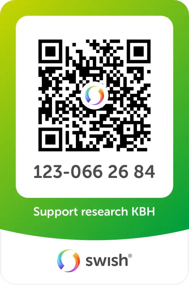 QR code for swish donations