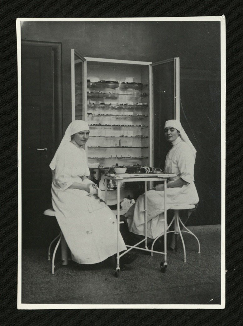 Nurses at Maria Hospital, 1920s
