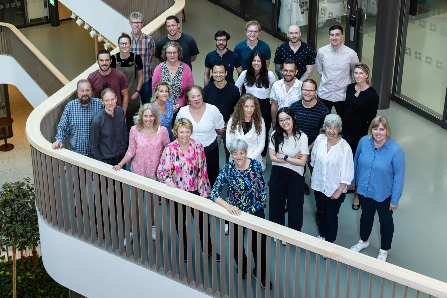 Group of researcher standing together