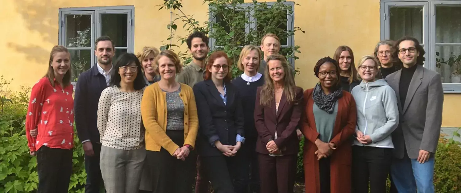Photo of the members in Catarina Almqvist Malmros' research group