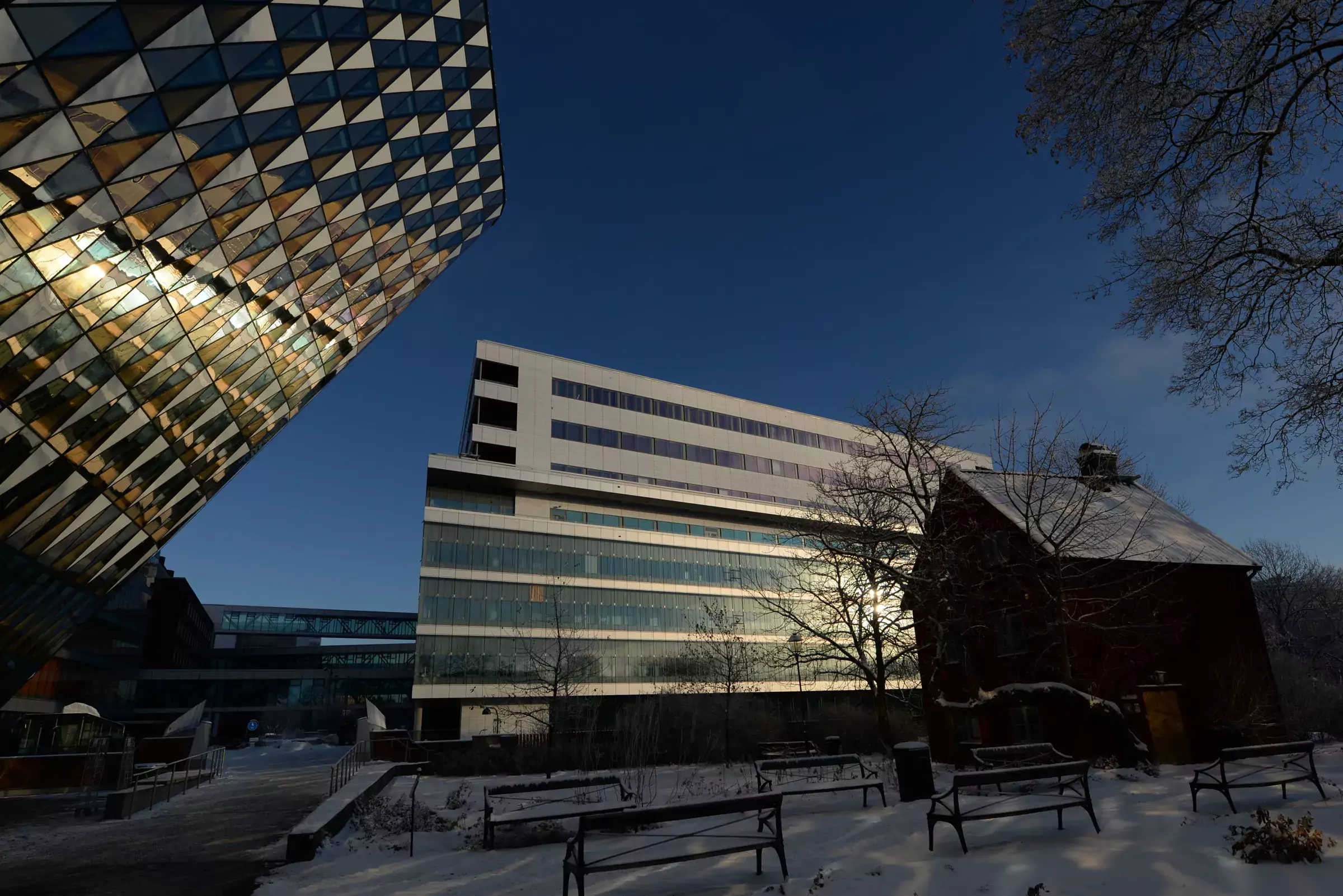 Campus Solna vinter 2022
