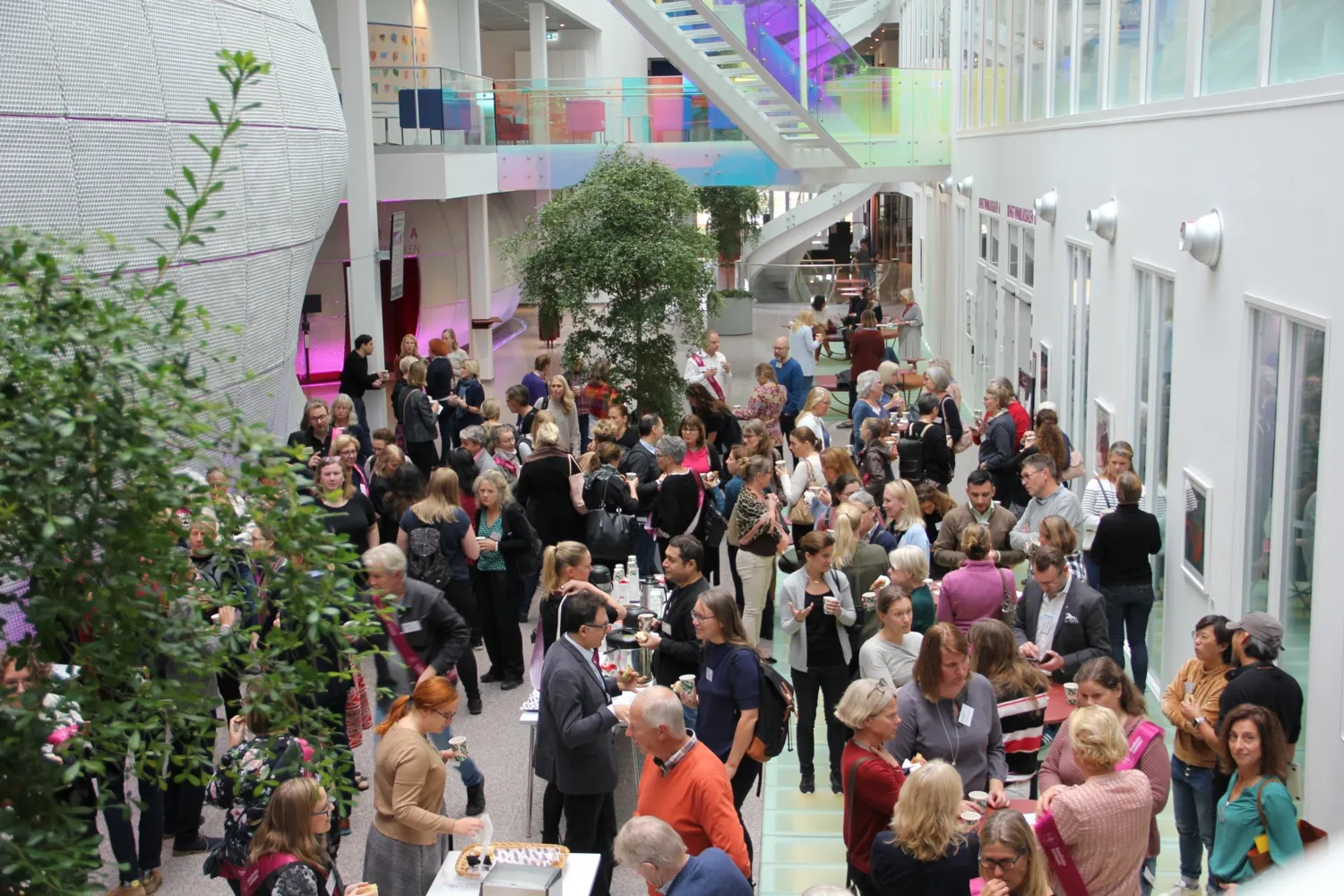 Teachers chatting at Teachers' Day