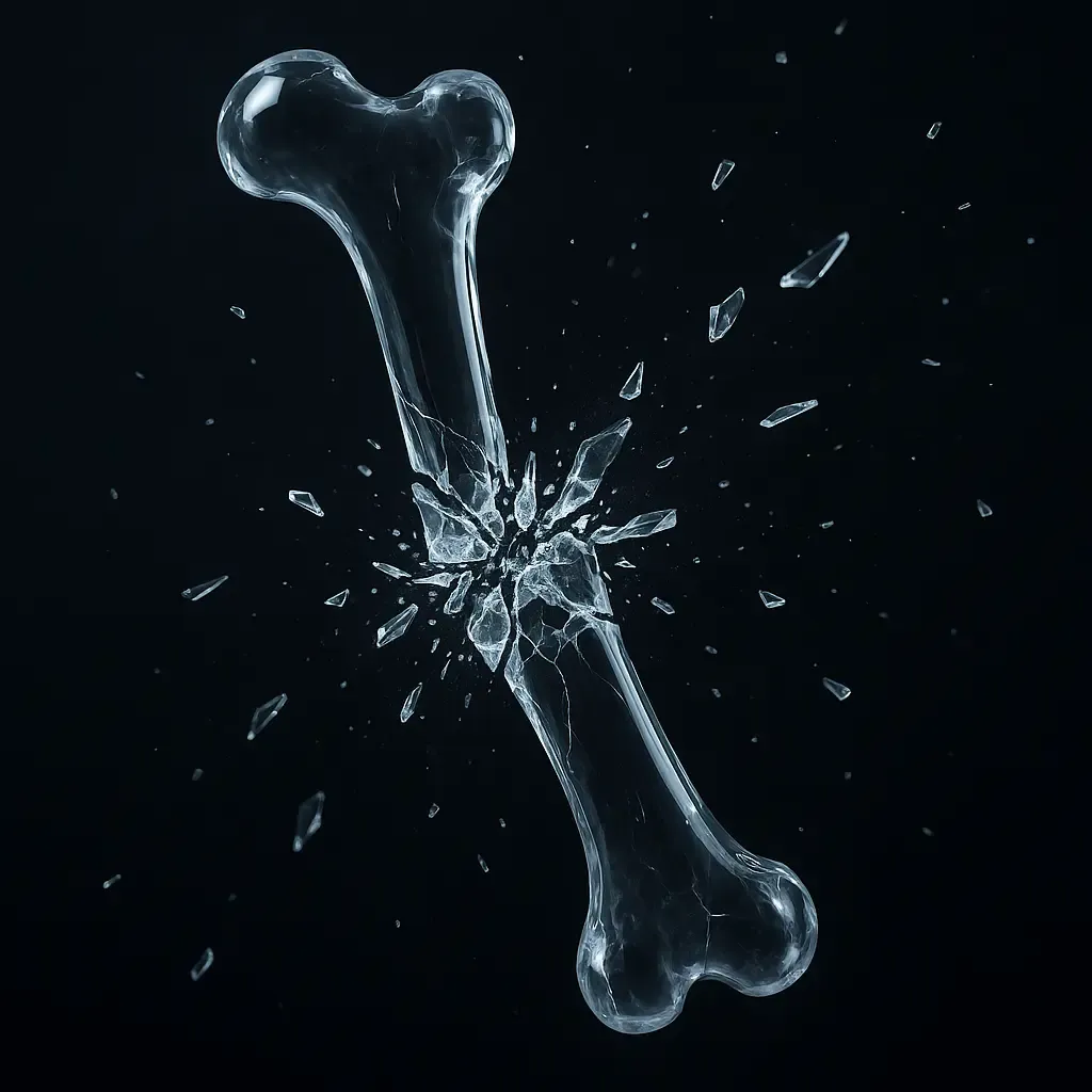 Shattered bone