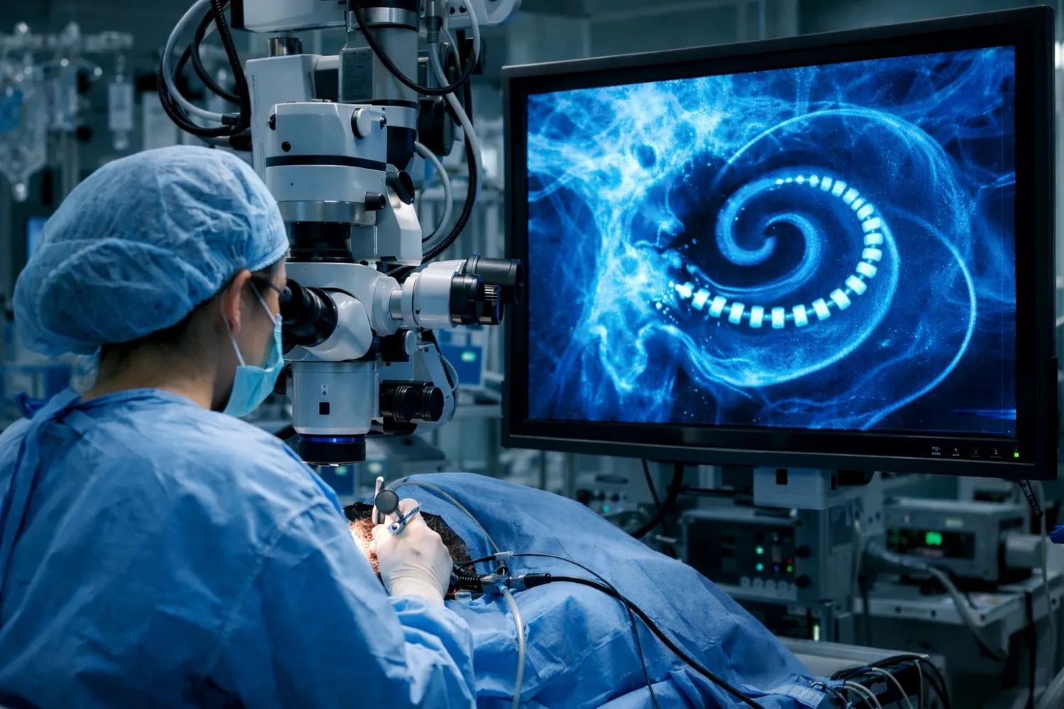 Operationsbild öron-näsa-hals.