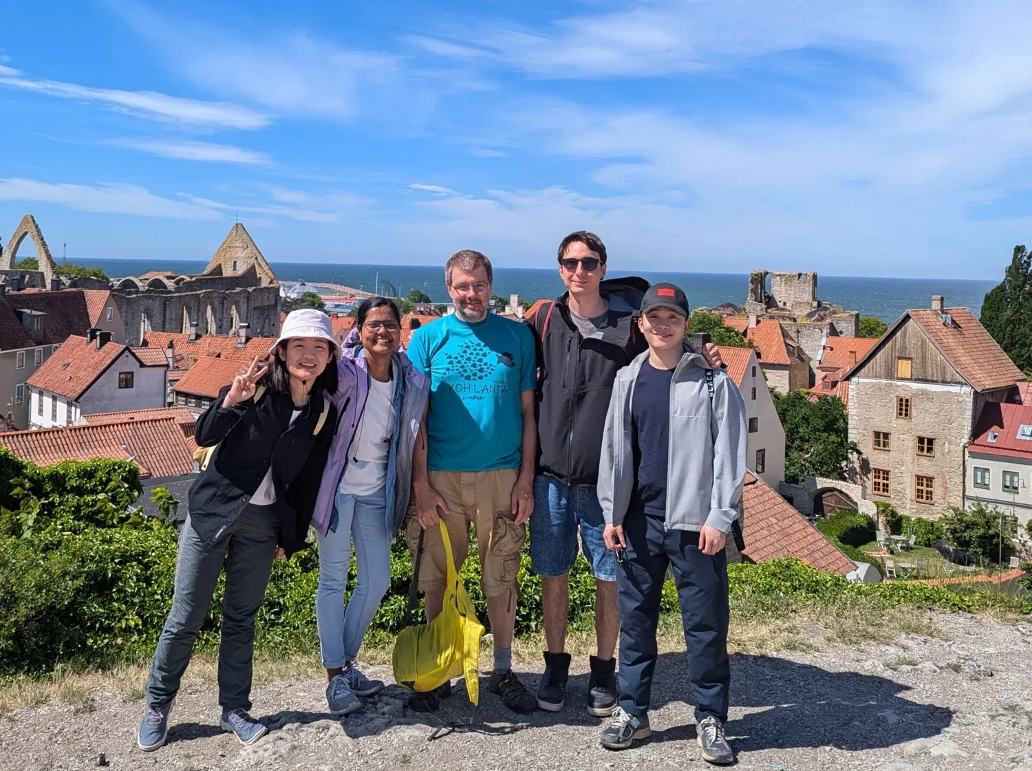 Group Picture of Team Taras Kreslavskiy in Visby
