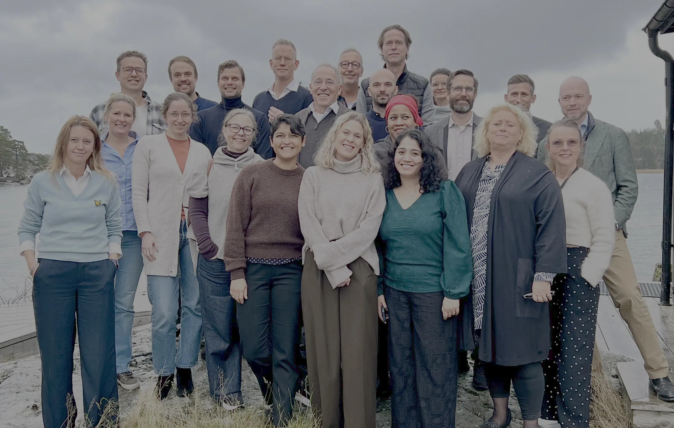 People standing together outdoors