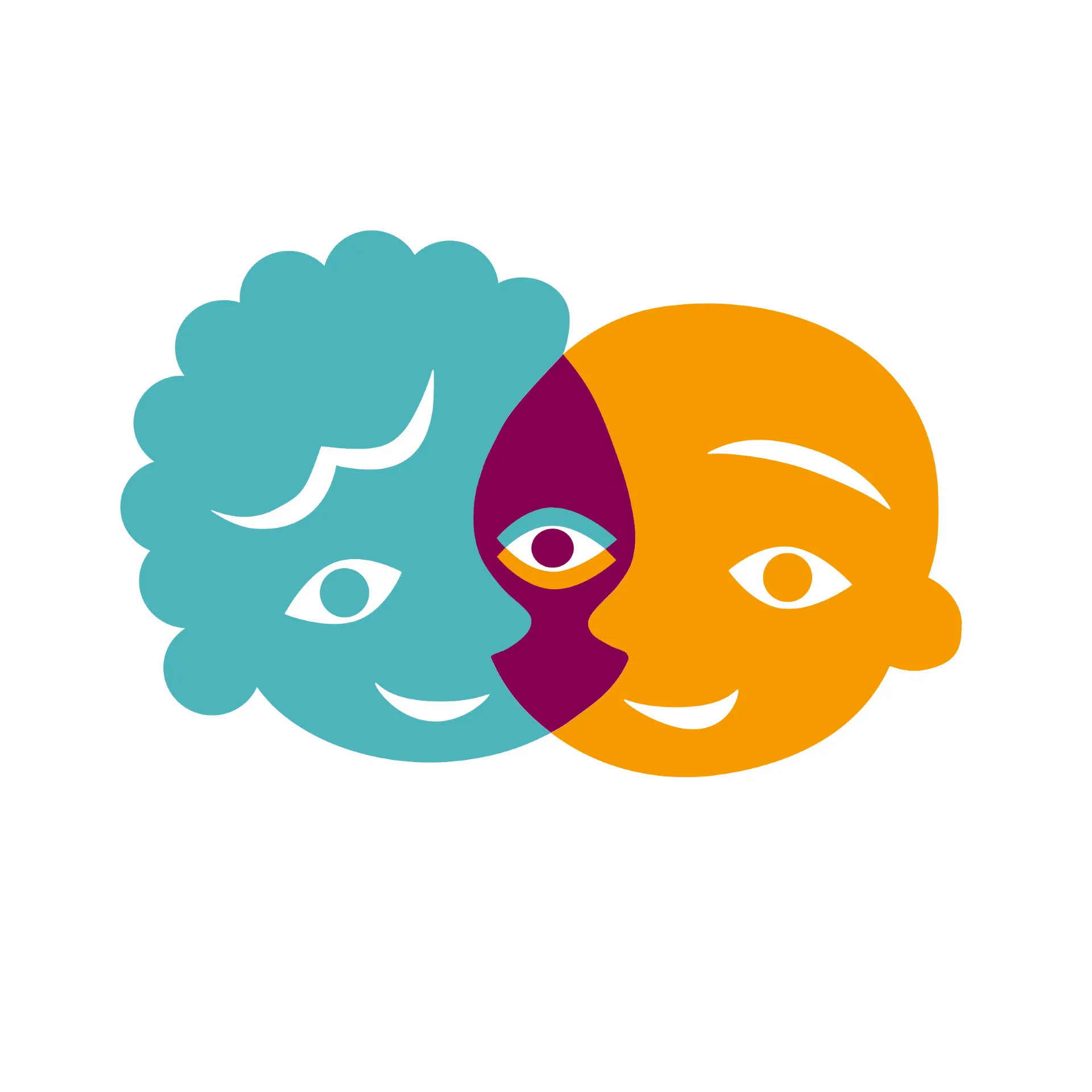 Illustration med logotyp för forskningsprogram Lika Liten skapad av Lotta Sjöberg.