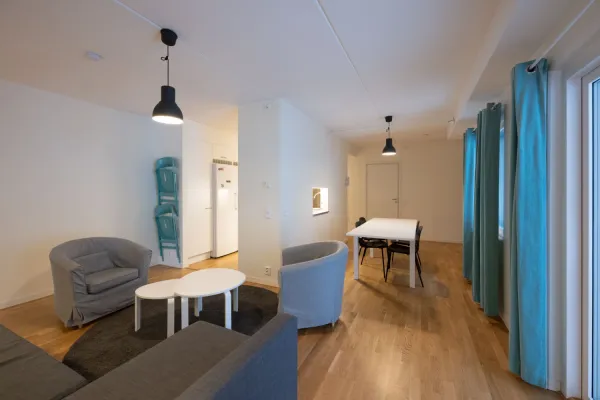 Picture of common areas in shared 4-bedroom apartment, KI Residence Flemingsberg.