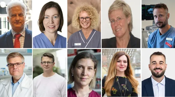 Staff members at the Division of Obstetrics and Gynaecology.