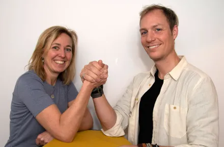 Cecilia Odlind och Mikael Mattsson. Foto: Andreas Andersson.