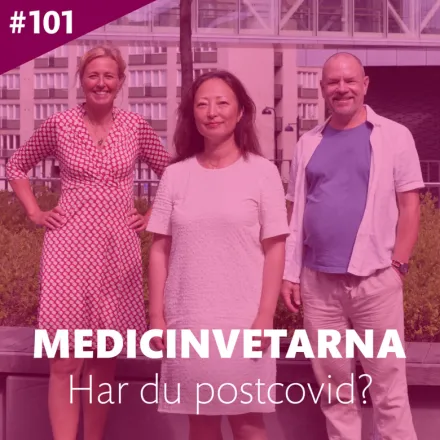Bild på två kvinnor och en man.