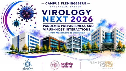 Conference banner to Virology Next 2026