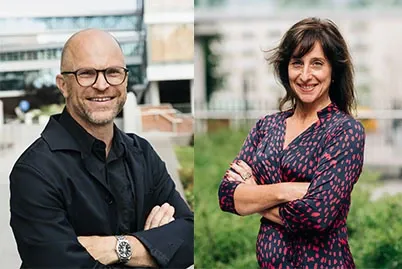 Anders Sondén och Anna Pettersson, foto av Erik Cronberg