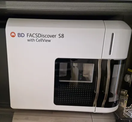 Spectral image-based sorter Discover S8 in MedH Flow Cytometry Core Facility.