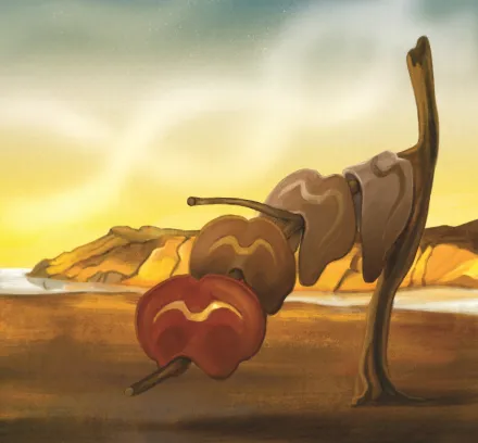 Illustration of brain fluidity