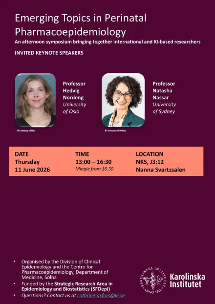 Emerging Topics in Perinatal Pharmacoepidemiology