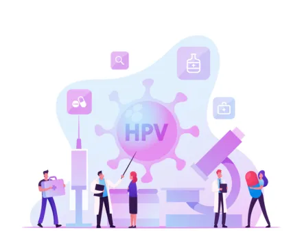 Illustration of HPV