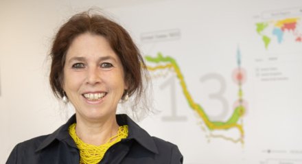 Claudia Hanson smiling.