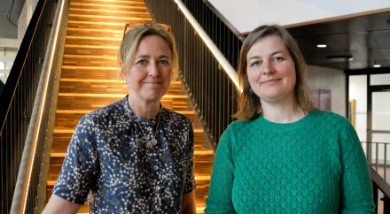 Portrait of Cecilia Odlind and Janina Seubert