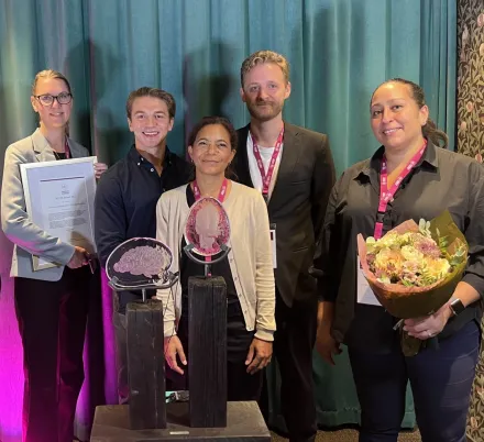 Photo of prize winner for the KLOK prize 2023.