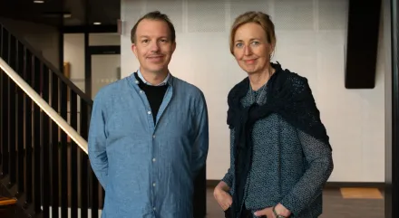 Portrait of Mattias Carlström and Cecilia Odlind
