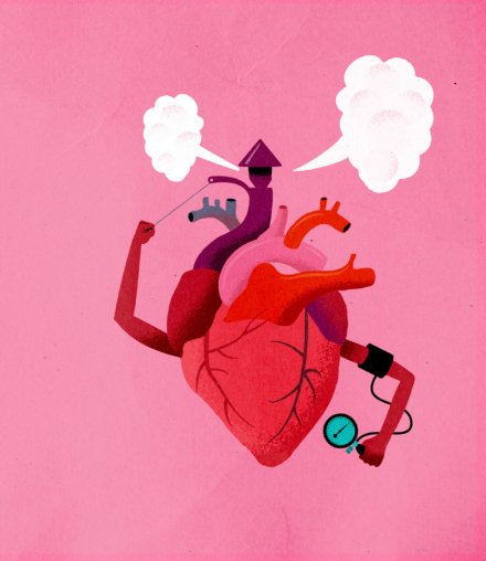 An illustrated image depicting a heart.