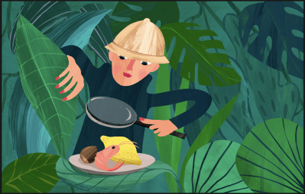 En guide i allergidjungeln. Illustration: Hanna Albrektson.