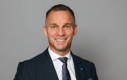 Portrait of minister for Public Administration, Erik Slottner
