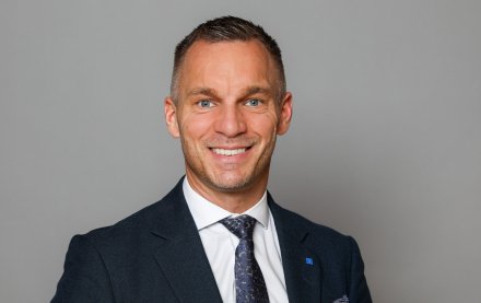 Portrait of minister for Public Administration, Erik Slottner