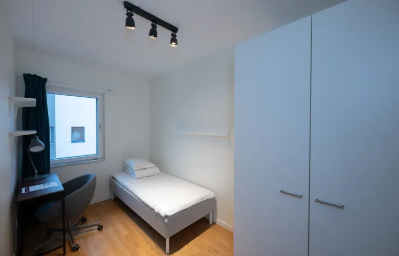 Picture of a room in shared apartment, KI Residence Flemingsberg.