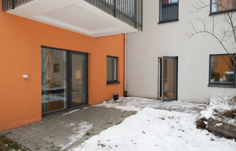 Outdoor space, shared 4-bedroom apartment in KI Residence Flemingsberg