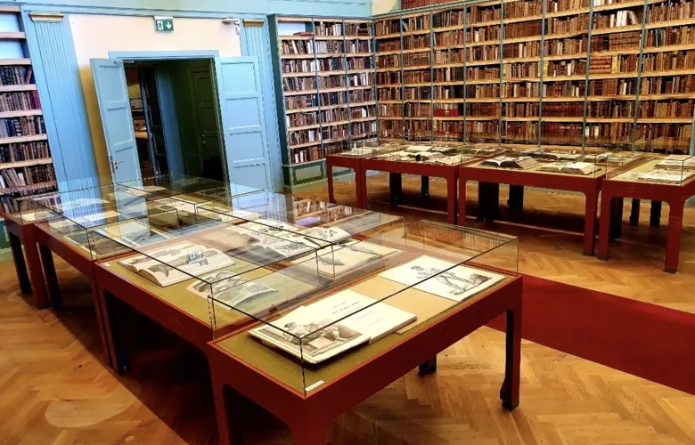 Hagstömer Library interior, tingssalen.